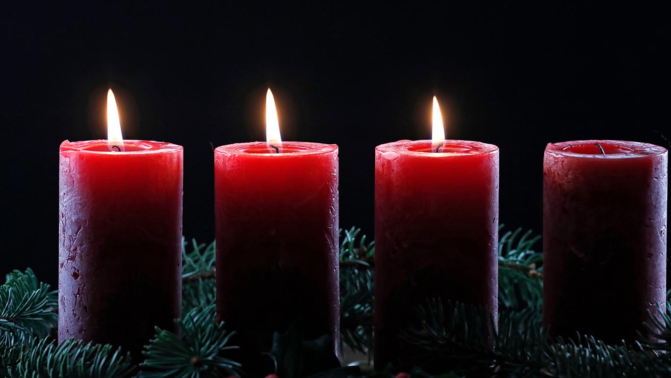 Advent 3 candles